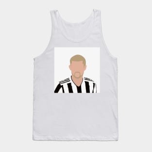 Matthijs de Ligt Minimalistic Face Art Tank Top